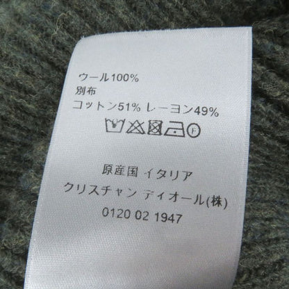 DIOR Homme 23SS 383m640at547 100% Wool Couture Casentino Elbow Patch Turtleneck