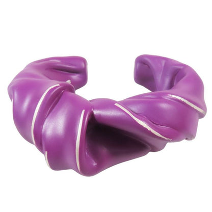 22ss Loewe Twisted Bangle Bracelet Bangle Accessories Ag925 Silver M Purple