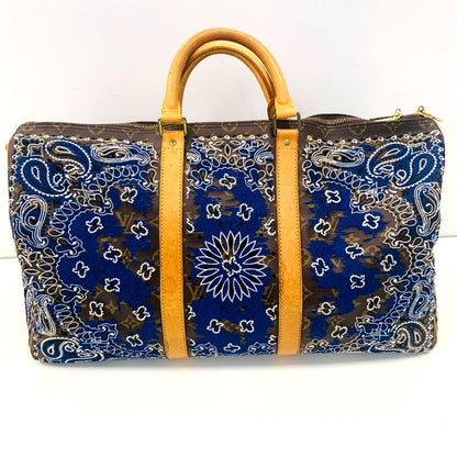 Louis Vuitton JAY AHR Lbandana BLUE Model Keepall : X0360