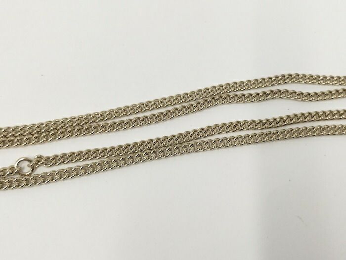 Chanel Necklace Coco Mark Medal Plated Gold B25A