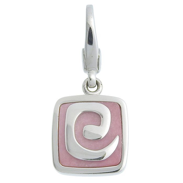 Bvlgari Bulgari Design Rhodochrosite Pendant Top 18K White Gold 750 White Gold