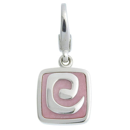 Bvlgari Bulgari Design Rhodochrosite Pendant Top 18K White Gold 750 White Gold