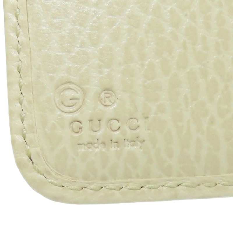 Gucci 346056 Outlet GG Bifold Wallet With Coin Purse Canvas Calf Women