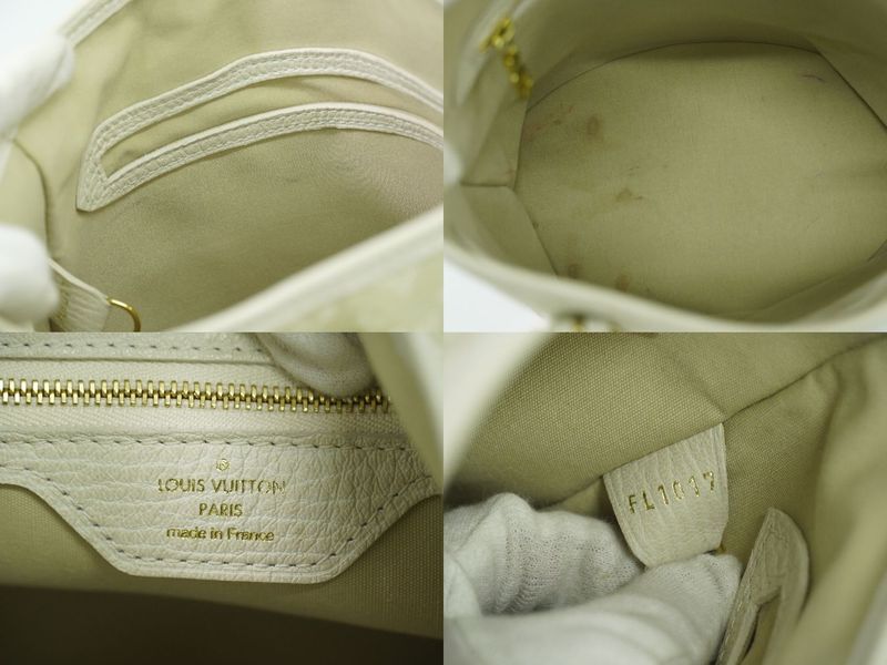 Authentic Louis Vuitton LV Bucket PM Monogram Mini Lin Shoulder Bag Tote Bag