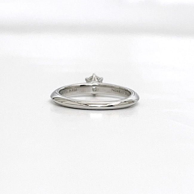 Tiffany & Co Ring Solitaire Diamond Ring JP6 Pt950