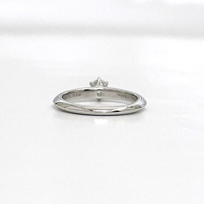Tiffany & Co Ring Solitaire Diamond Ring JP6 Pt950