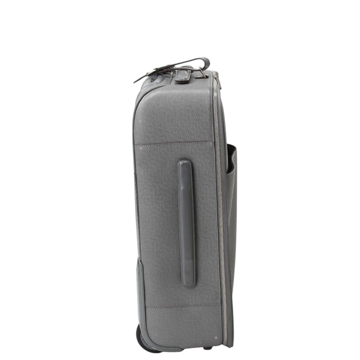 Louis Vuitton Taiga Travel Bag Pegase 55 Suitcase Gray