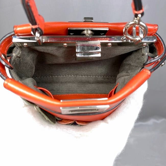 Fendi 2way Bag Micro Peekaboo F21342 Red