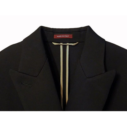 Gucci Wool Long Vest Long Gilet Outerwear Women's Double Breasted