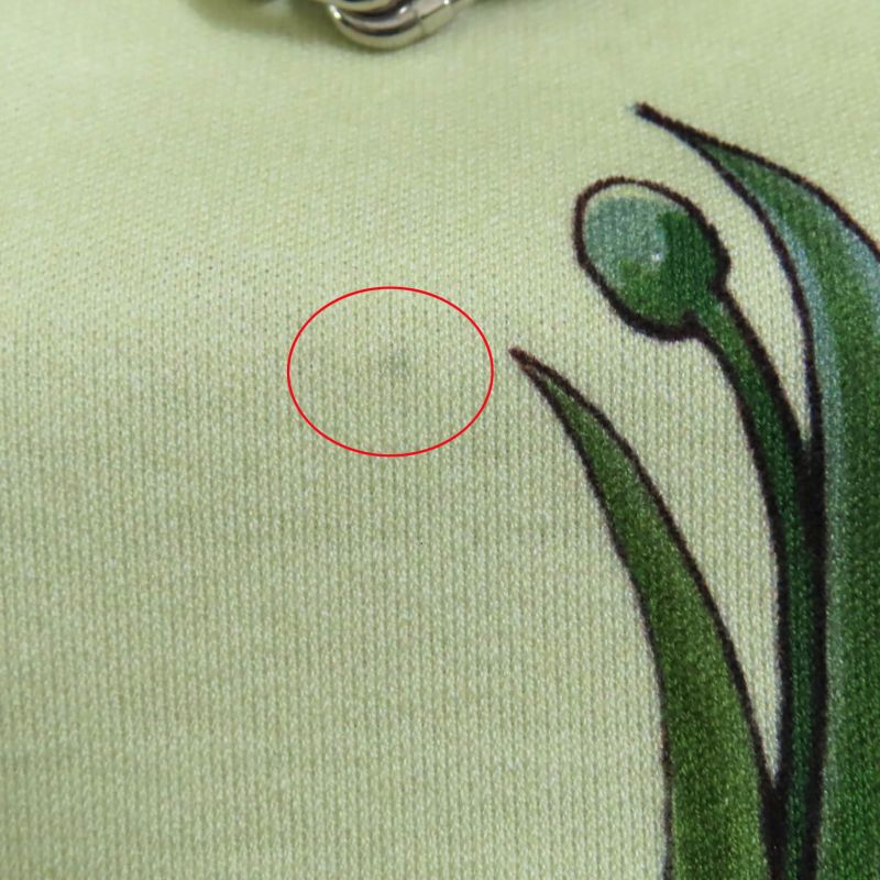 Louis Vuitton 2021 100% Cotton Floral Silk Sleeve Cut And Sewn Yellow XS (size