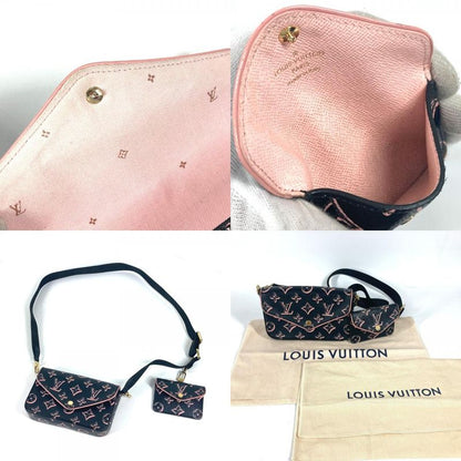 Louis Vuitton Shoulder Bag Mulatto Pochette Felicie M81471 Coated Canvas Black