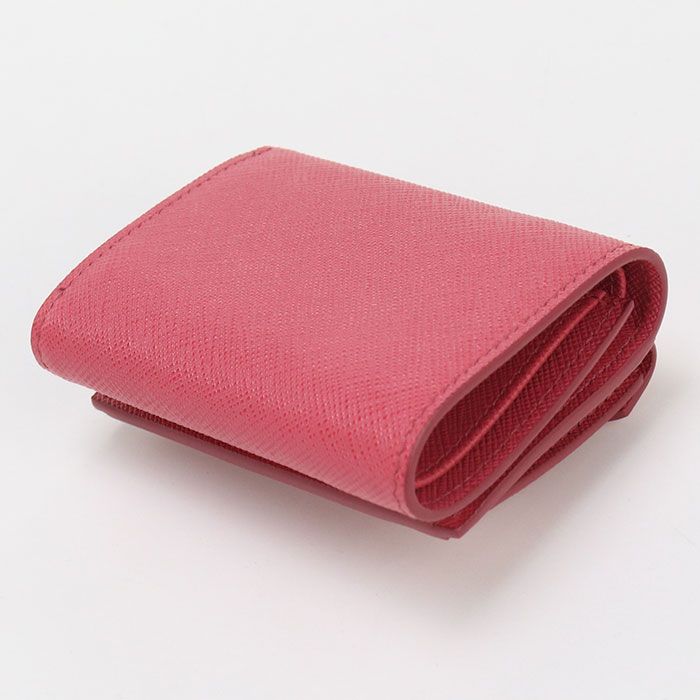 Prada Tri-fold Wallet Saffiano Leather Women