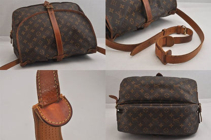 Louis Vuitton Monogram Saumur 35 Shoulder Cross Bag M42254 LV 5882m
