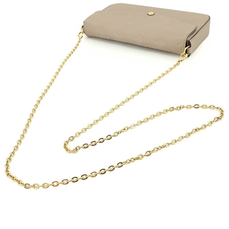 Louis Vuitton Monogram Empreinte Pochette Felicie Chain Wallet Leather M82609