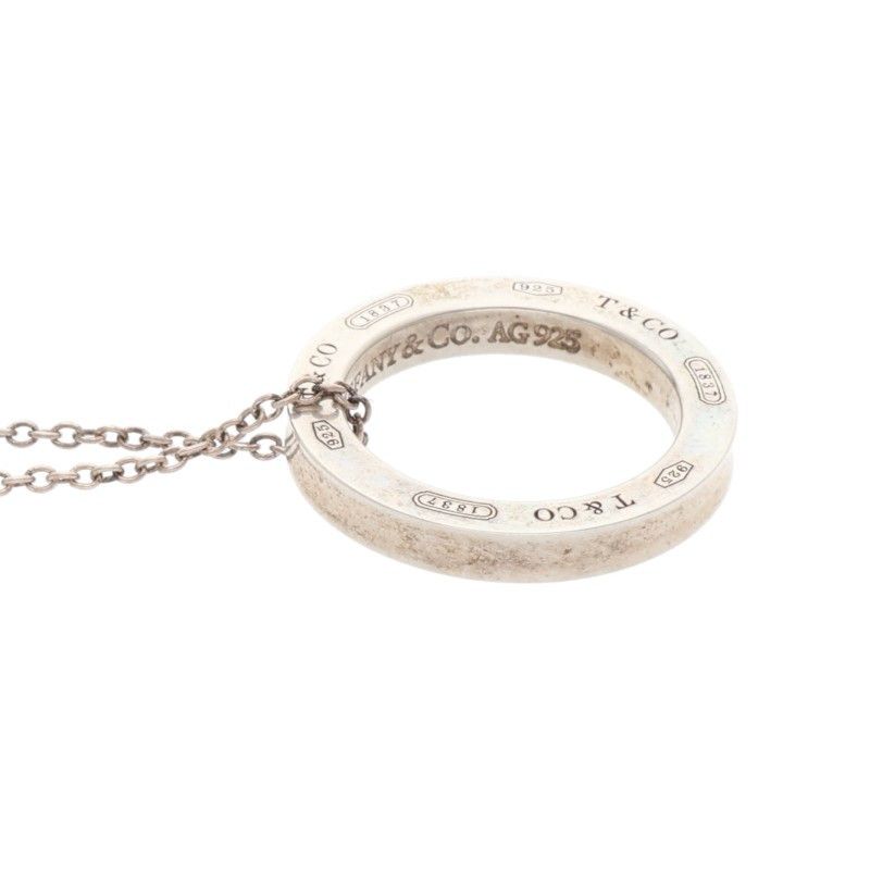 Tiffany & Co 1837 Circle Silver Necklace Women