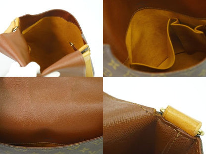 Authentic Louis Vuitton LV Musette Monogram Shoulder Bag Pochette Brown M51256