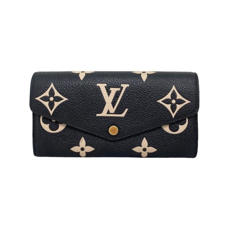 （louis Vuitton Bifold Wallet Portefeuille-sarah M80496 Monogram Empreinte