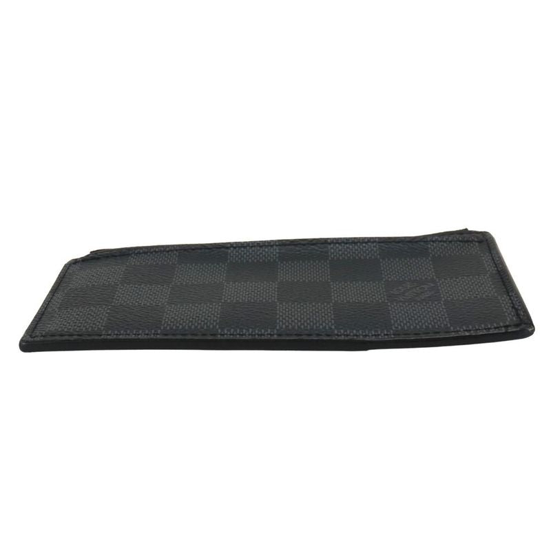 Louis Vuitton Card Case Coin Card Holder N64038 Damier Graphite Black Gray