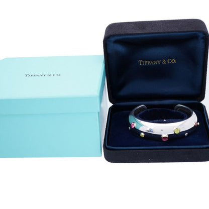 Tiffany & Co Dots Bangle Silver 925/18k Yellow Gold/colored Stone Silver