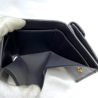 Fendi Trifold Wallet Black Brown Fize 8m0395