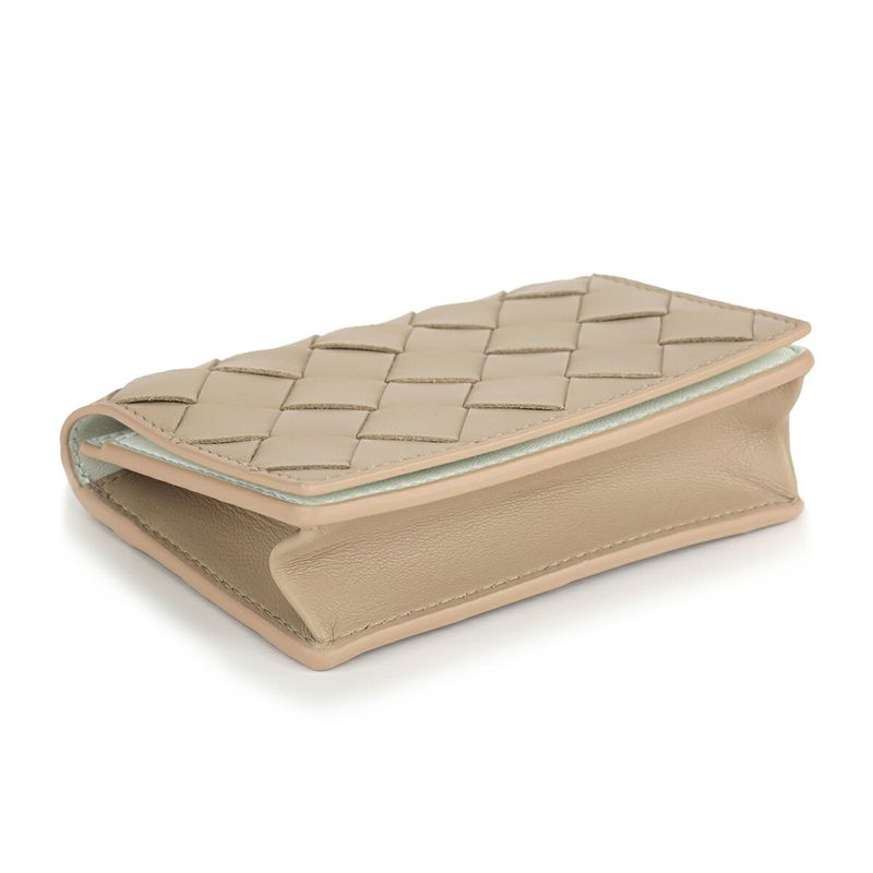 Bottega Veneta Business CARD CASE Ecru/glacier
