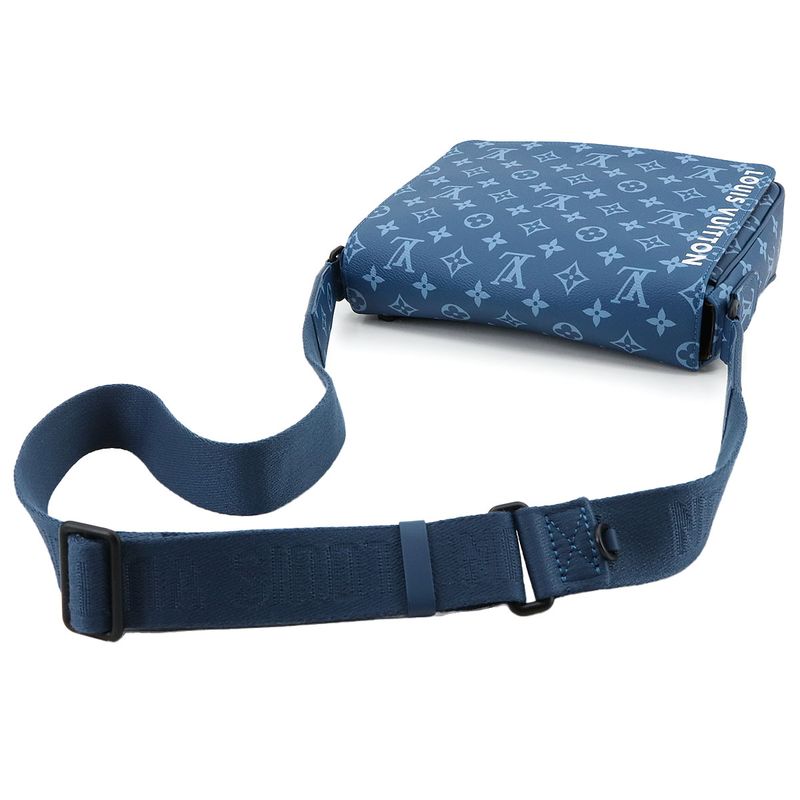 Louis Vuitton Monogram District PM NV3 Shoulder Bag Blue M23785 RFID 90298081