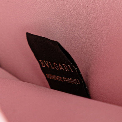 Bulgari Serpenti Forever Chain Shoulder Bag Pink Leather Women Bvlgari