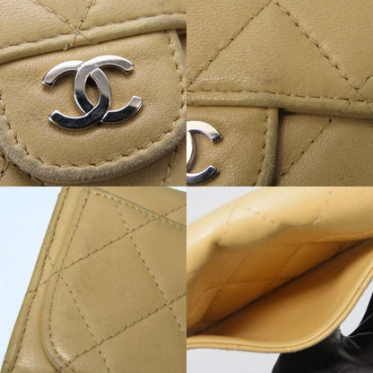 Chanel Coin Case Timeless Classic Lambskin Beige Silver Hardware 10 Hardware
