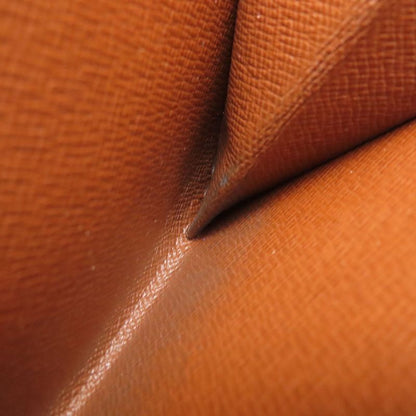 Louis Vuitton M61667 Compact Zip Folding Wallet With Coin Purse Monogram Canvas