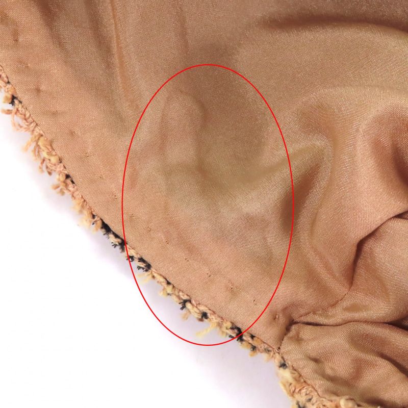 CHANEL P57978 100% Silk Lined V-neck With Coco Hardware French Sleeve Knee-lengt