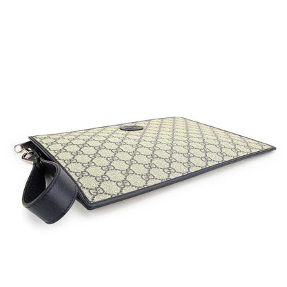 Gucci Clutch Bag Interlocking G Beige/ebony