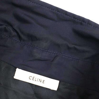 Celine by Phoebe Philo Rayon Silk Trench Coat 2 8u36 6464 Navy 34