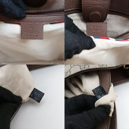 Guccigg Supreme Courier Beige And Multicolor PVC Coated Canvas 474084d024705947