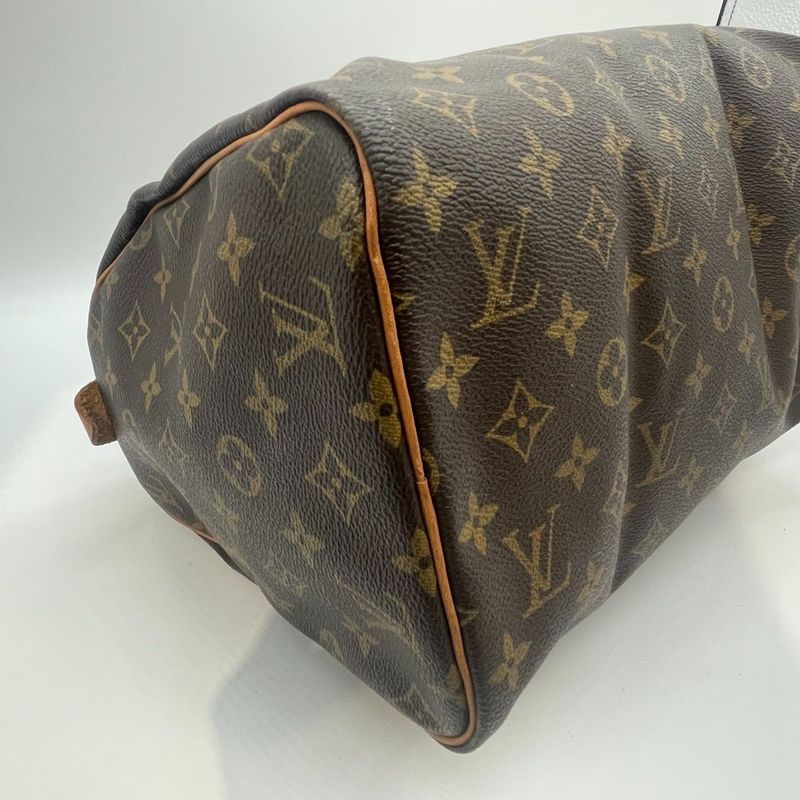 Louis Vuitton Monogram Speedy 30 M41526 Handbag Brown Preowned 005440