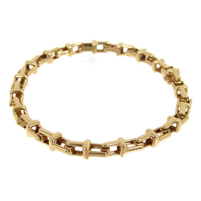 Tiffany & Co Tiffany & Co T Narrow Chain Bracelet 18K Pink Gold 750 Pink Gold