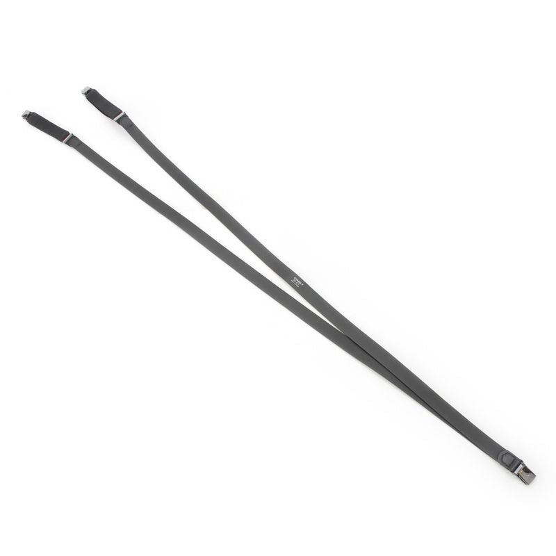 Chanel 03P Logo Coco Mark Suspenders Black