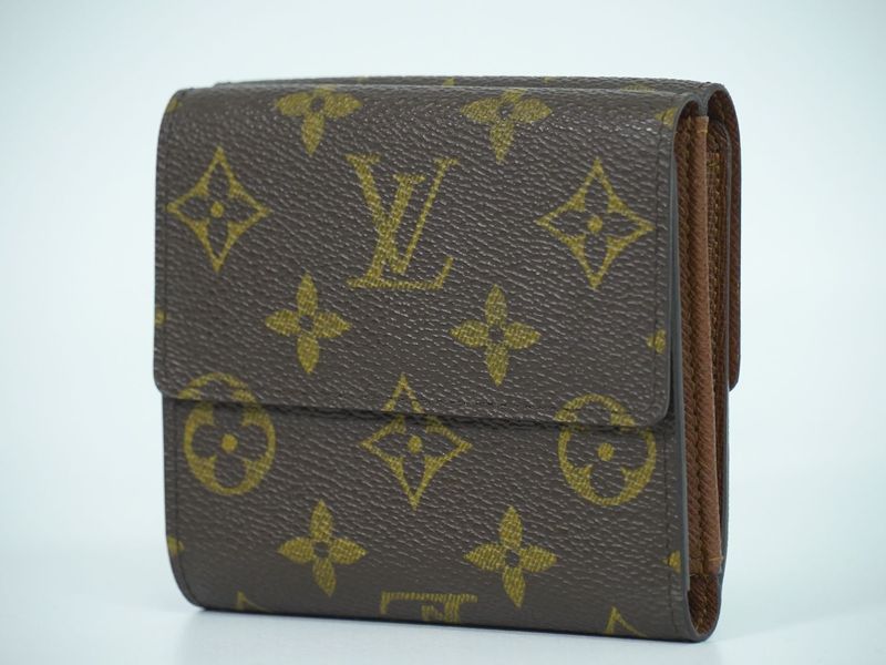 Authentic Louis Vuitton LV Porte Monebier Carte Cles Di Monogram Fold Wallet
