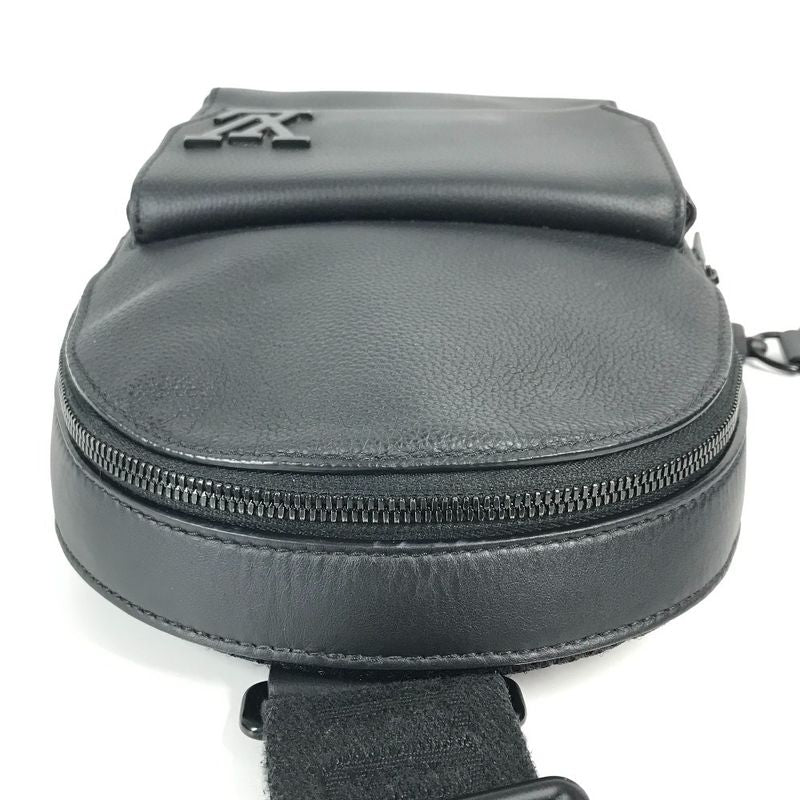 Louis Vuitton Shoulder Bag Pilot Su Ring Bag M23736 Leather Noir Black