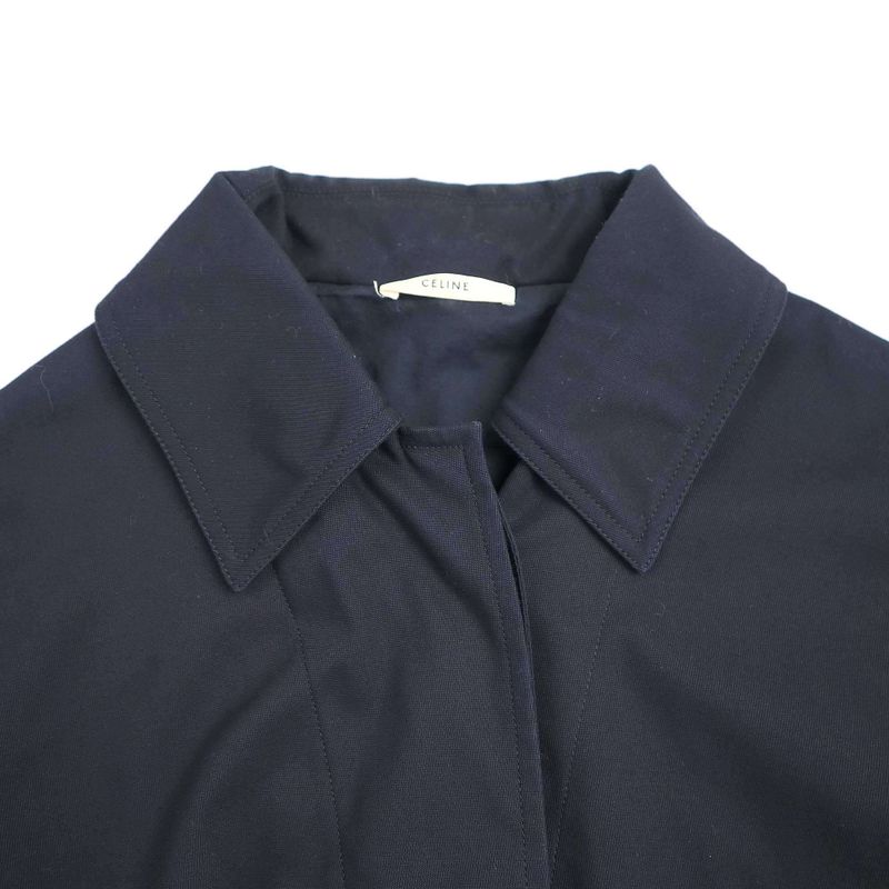 Celine by Phoebe Philo Trench Coat 2 8s44 7618 Black 38