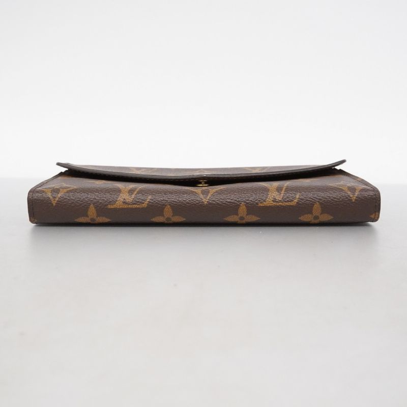 Louis Vuitton Long Wallet Monogram Portefeuille Sarah M60531 Brown Ladies
