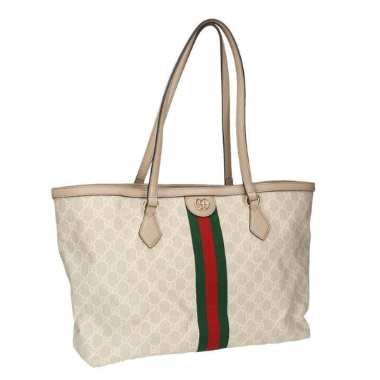 Gucci 631685 GG Supreme PVC Coated Canvas Tote Bag Women
