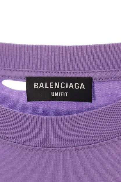 Balenciaga 651795 Tkvb8 Destroyed Logo Print T-shirt Men's S