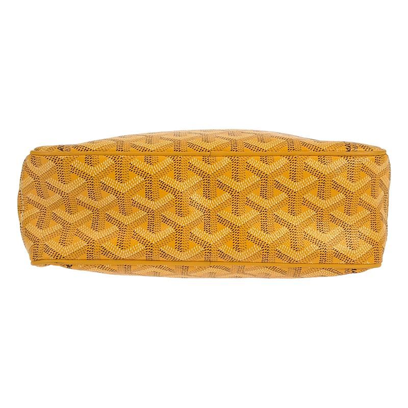 Goyard - Capvert Leather Logo Shoulder Bag - Unisex - Mustard - Ladies
