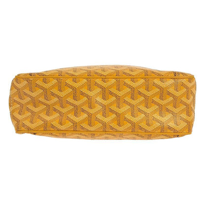 Goyard - Capvert Leather Logo Shoulder Bag - Unisex - Mustard - Ladies