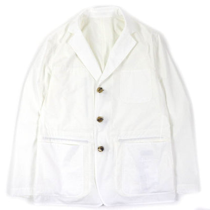 Hermes 22SS 100% Cotton Reversible Stadium Light Jacket White Off White 52