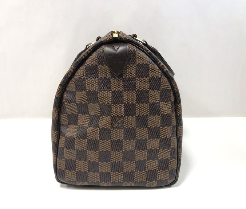 Louis Vuitton Damier Speedy 30 N41531 Mini Boston Bag Brown Handbag Preowned