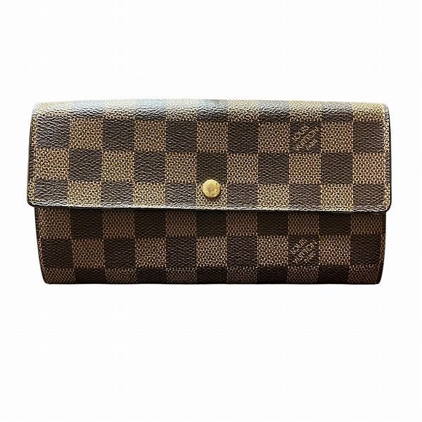 Louis Vuitton Damier Portefeuille Sarah N61724 Long Wallet Unisex