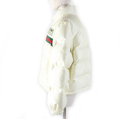 Gucci 683216 Short Length 2WAY Down Vest Bomber Jacket Down Jacket Ivory 36