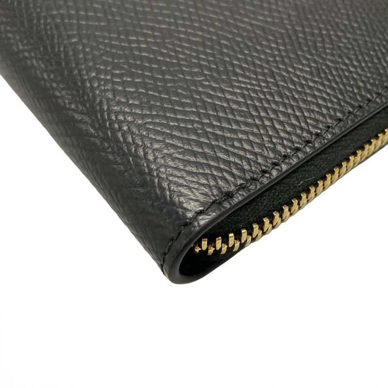 Celine Bifold Wallet Small Zip Wallet Triomphe Charm 10n993fvo38no Black Round