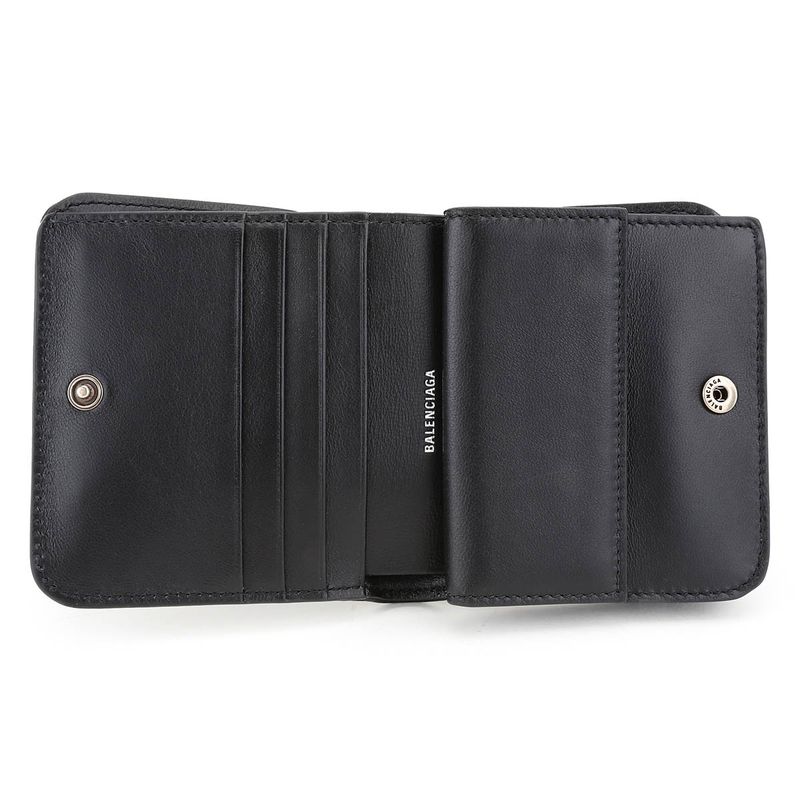 Balenciaga Bifold Wallet Monaco Black